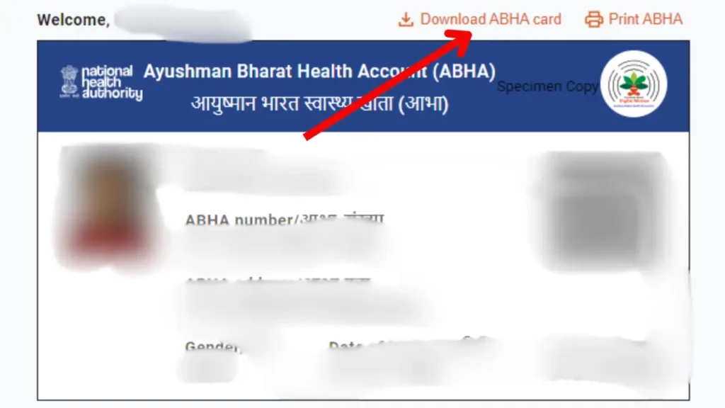 ABHA Health Card